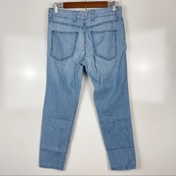 LA't by L'Agence Chambray Cropped Pants Size 24 - Picture 2 of 8